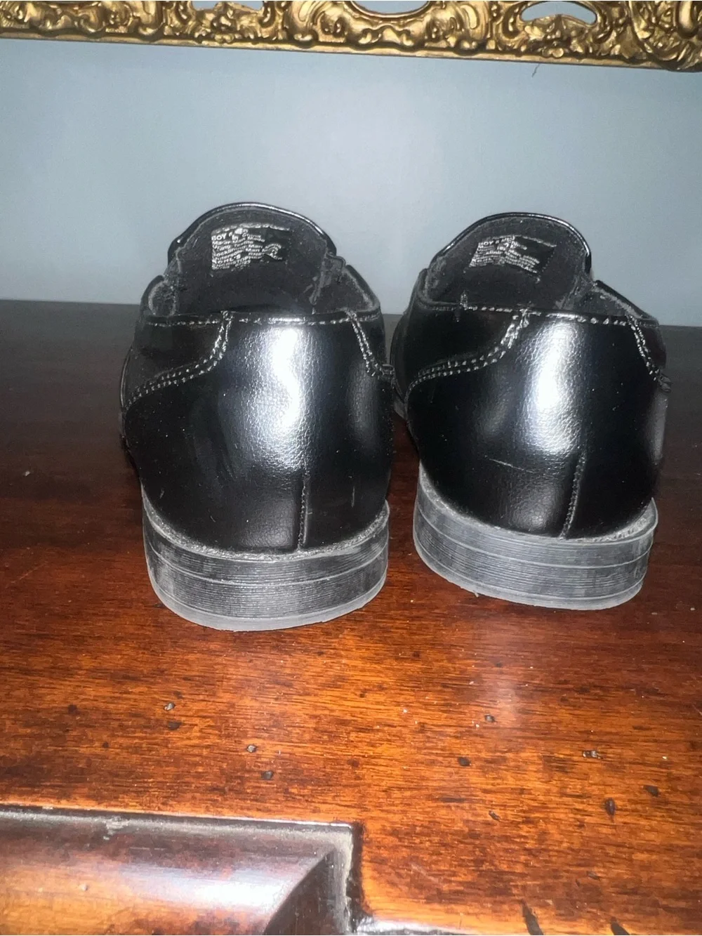 Sonoma Black Boys' Slip-On Dress Loafers
